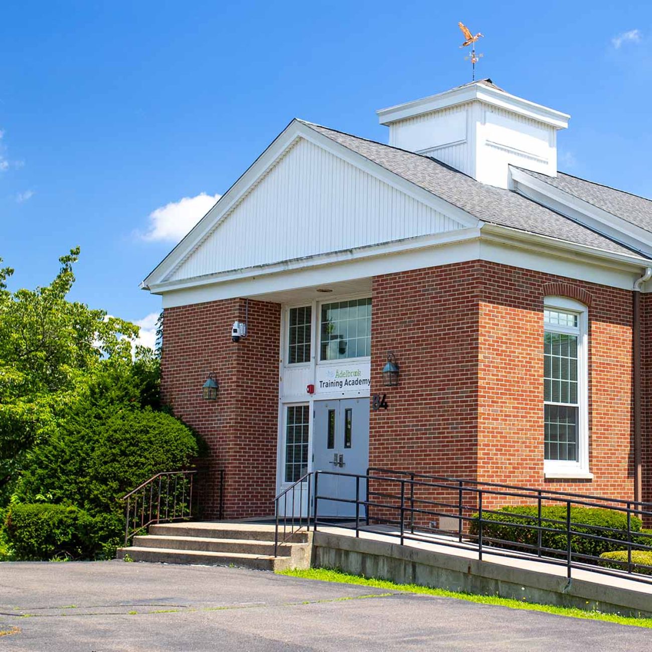 Exterior of the Adelbrook Training Academy