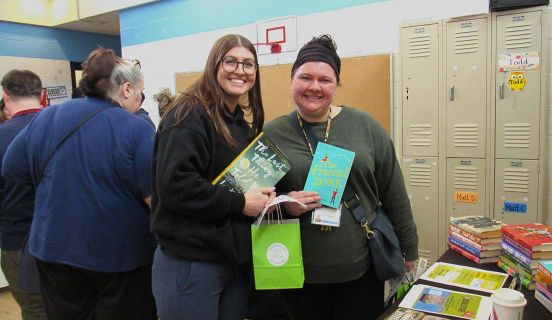Three Adelbrook employees smiling together